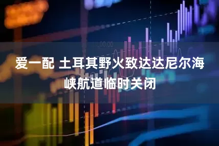 爱一配 土耳其野火致达达尼尔海峡航道临时关闭