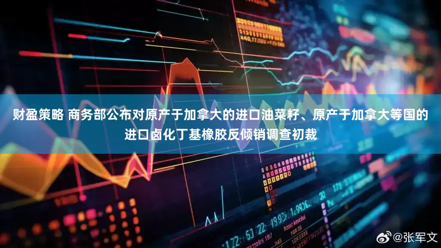 财盈策略 商务部公布对原产于加拿大的进口油菜籽、原产于加拿大等国的进口卤化丁基橡胶反倾销调查初裁