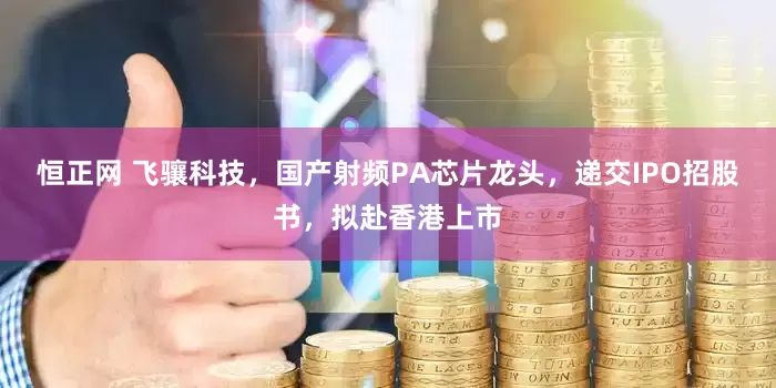 恒正网 飞骧科技，国产射频PA芯片龙头，递交IPO招股书，拟赴香港上市